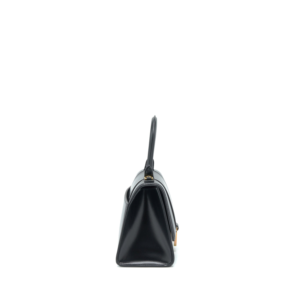 Balenciaga authentic luxury handbag Black calf craftsmanship