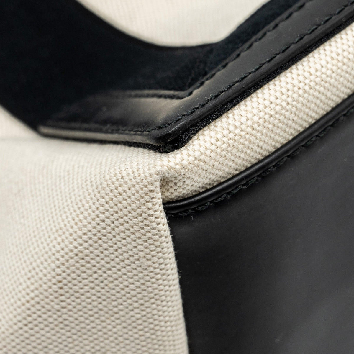 Balenciaga designer handbag canvas closeup detail