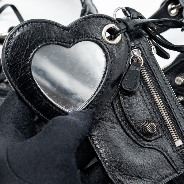Balenciaga women's handbag Black luxury designer leather