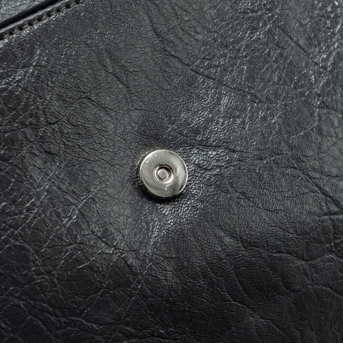 Side view of Balenciaga handbag Grey premium designer bag