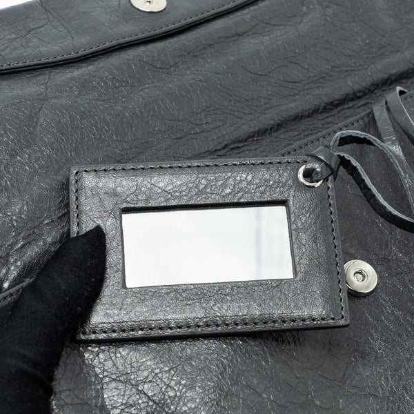 Balenciaga designer handbag leather closeup detail