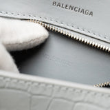 Balenciaga designer handbag calf closeup detail