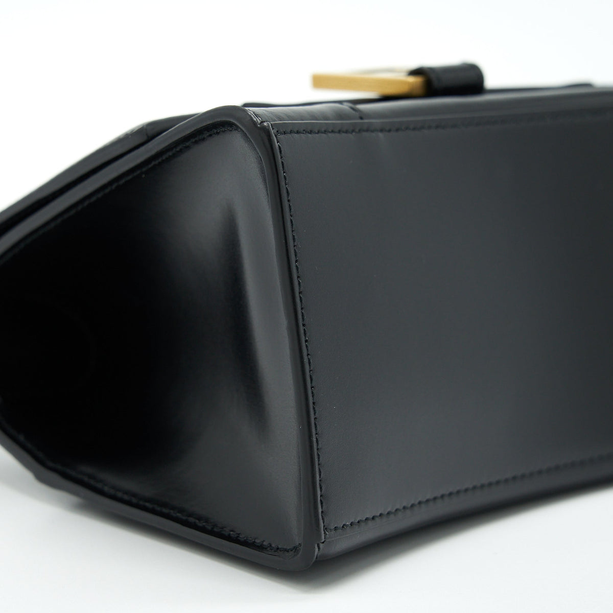 Balenciaga authentic luxury handbag Black calf craftsmanship