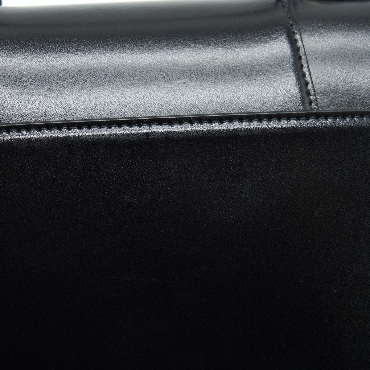 Side view of Balenciaga handbag Black premium designer bag