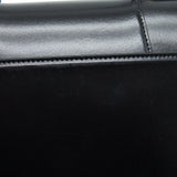Side view of Balenciaga handbag Black premium designer bag