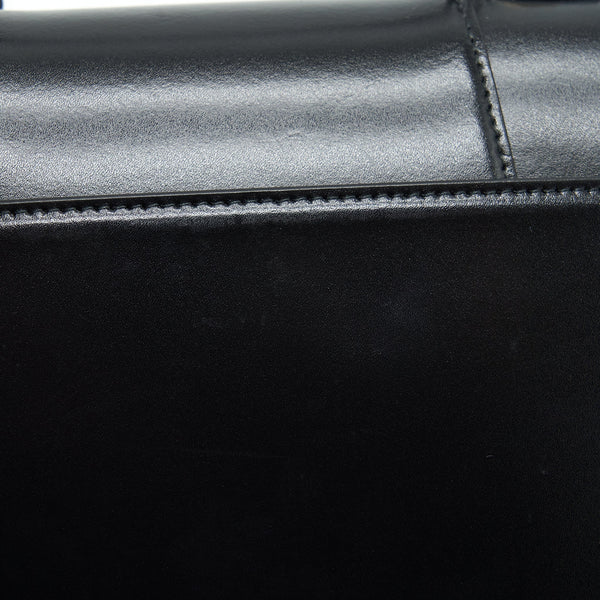 Side view of Balenciaga handbag Black premium designer bag