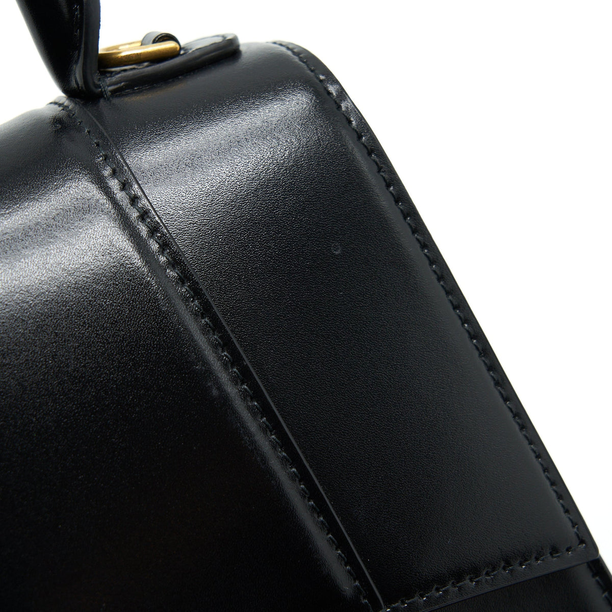 Balenciaga designer handbag calf closeup detail