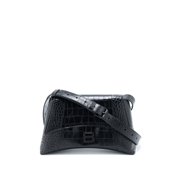 Balenciaga women's handbag Black luxury designer leather