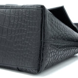 Balenciaga authentic luxury handbag Black leather craftsmanship