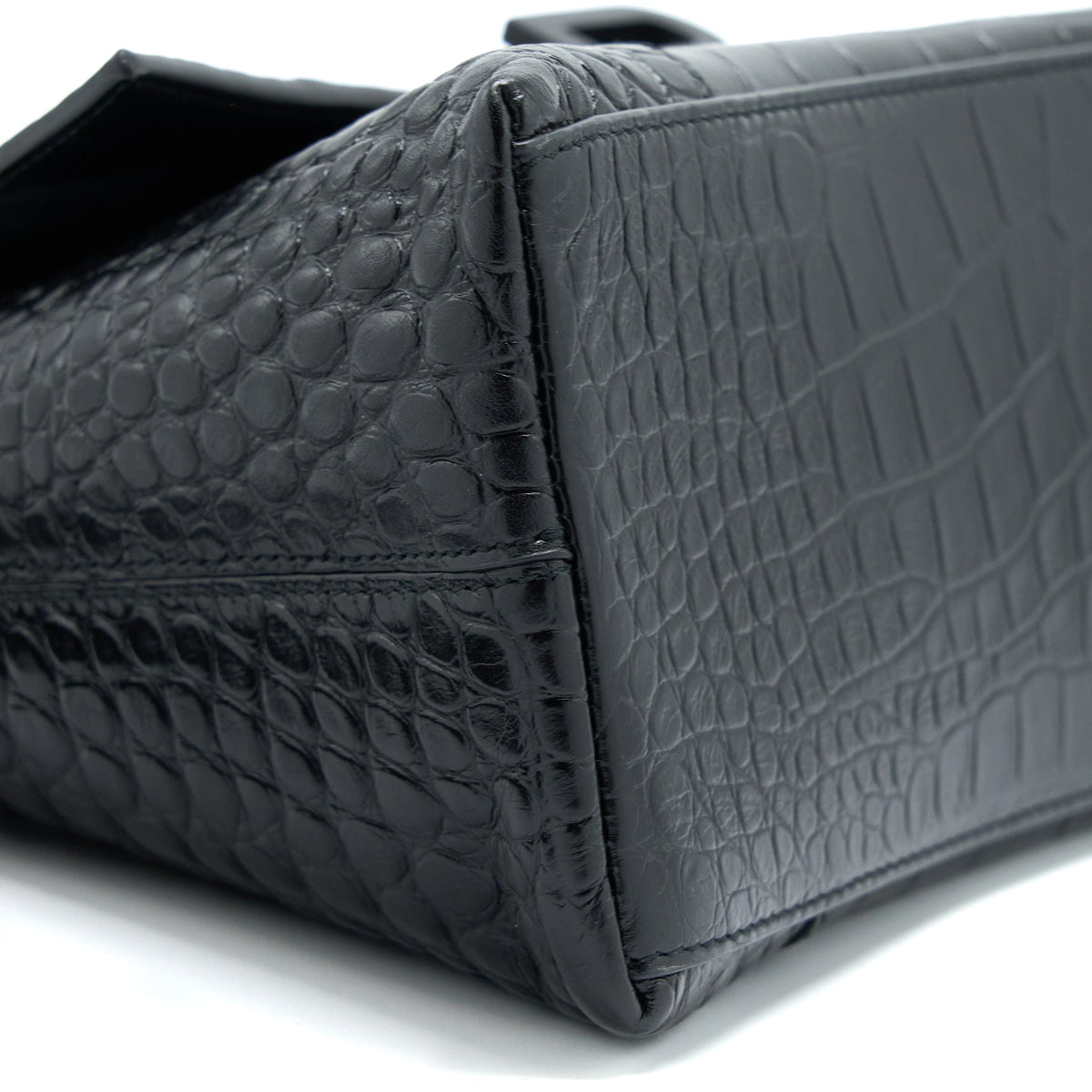 Balenciaga designer handbag leather closeup detail
