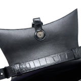 Balenciaga authentic luxury handbag Black leather craftsmanship