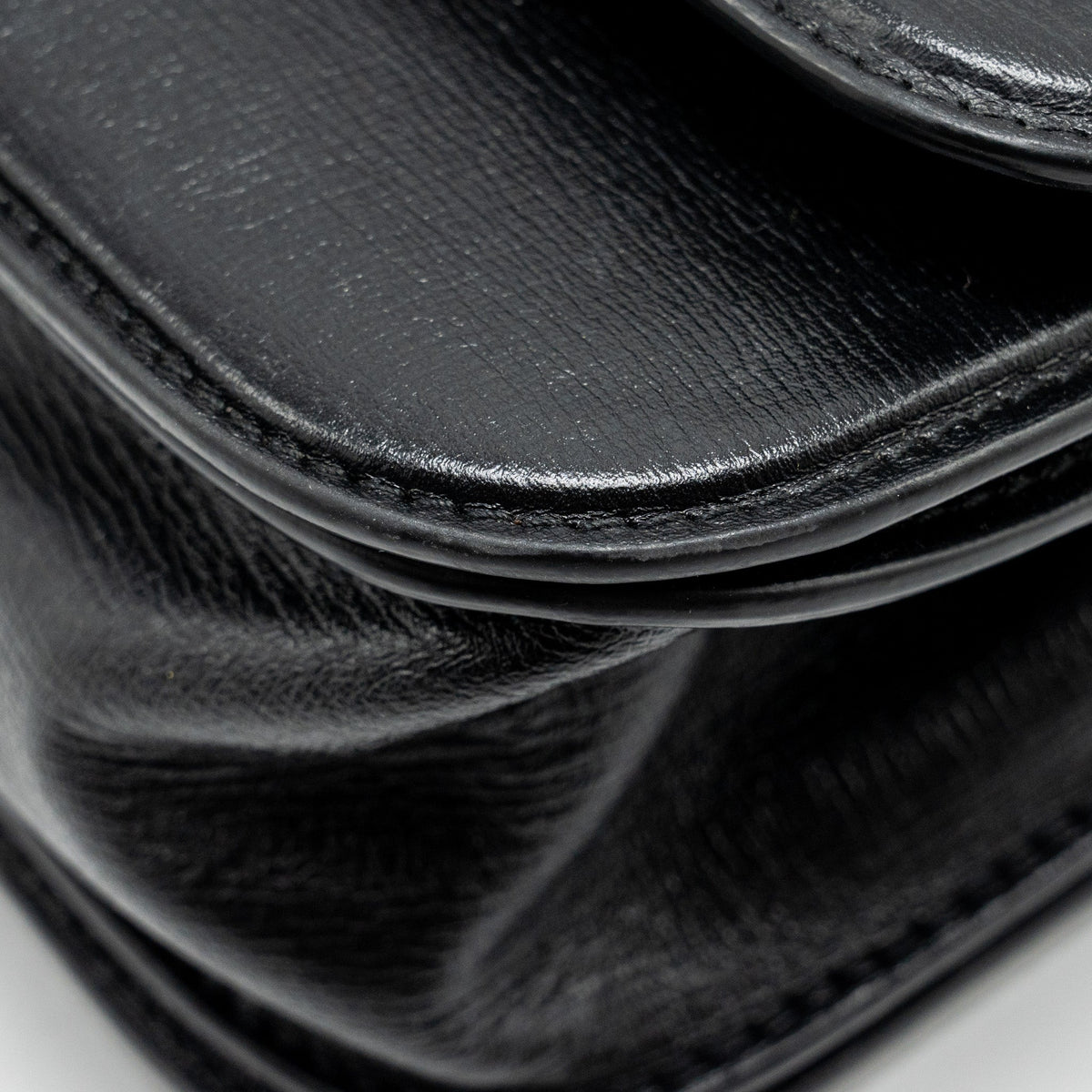 Side view of Balenciaga handbag Black premium designer bag