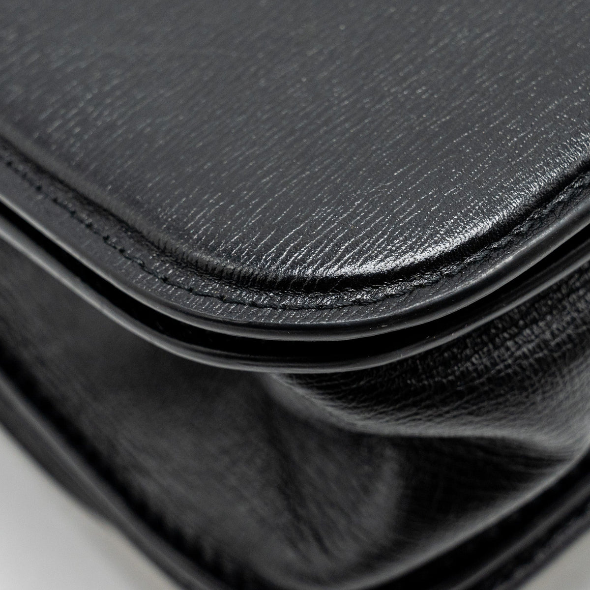 Side view of Balenciaga handbag Black premium designer bag