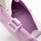 Balenciaga authentic luxury handbag Purple calf craftsmanship