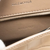 Balenciaga designer handbag calf closeup detail