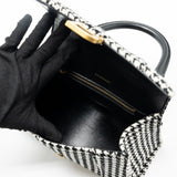 Balenciaga authentic luxury handbag Black leather craftsmanship