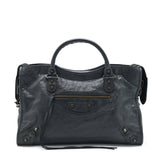 Balenciaga women's handbag Black luxury designer leather