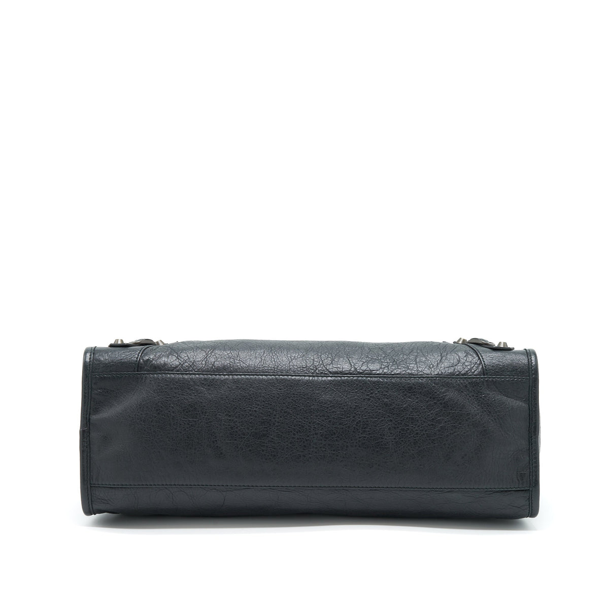 Side view of Balenciaga handbag Black premium designer bag