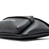 Side view of Balenciaga handbag Black premium designer bag