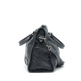 Balenciaga designer handbag leather closeup detail