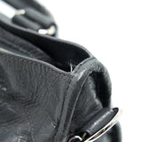 Balenciaga authentic luxury handbag Grey leather craftsmanship