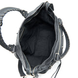 Balenciaga designer handbag leather closeup detail