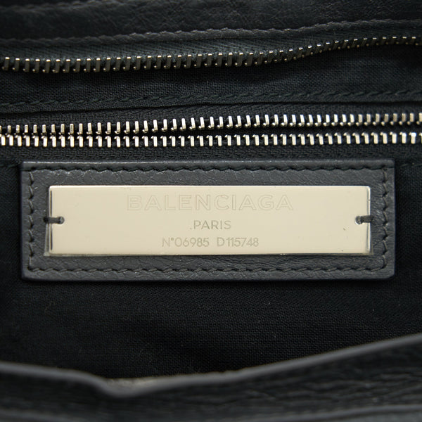 Authentic Balenciaga handbag Grey luxury fashion accessory