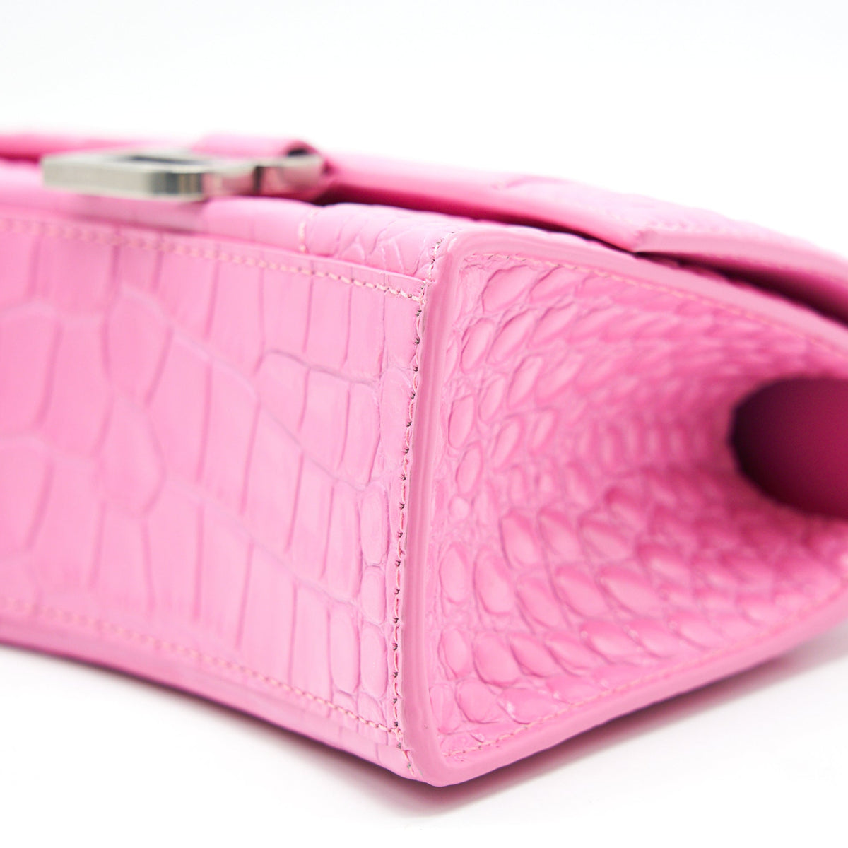 Balenciaga designer handbag leather closeup detail