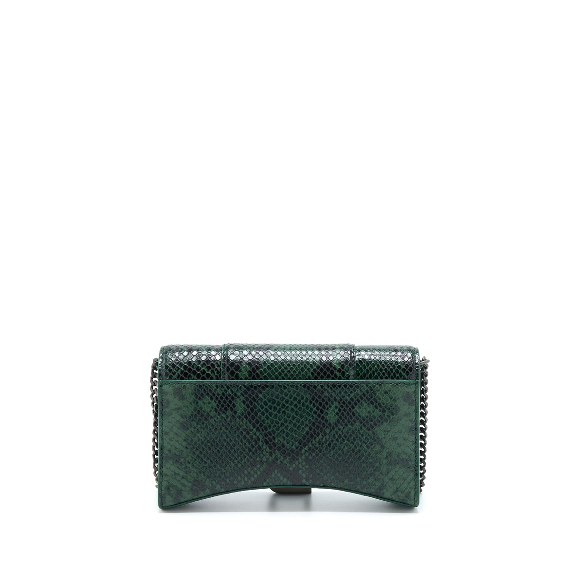 Balenciaga authentic luxury handbag Black python craftsmanship