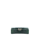Balenciaga women's handbag Black luxury designer python