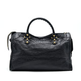 Balenciaga women's handbag Black luxury designer leather