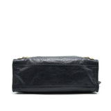 Balenciaga designer handbag leather closeup detail