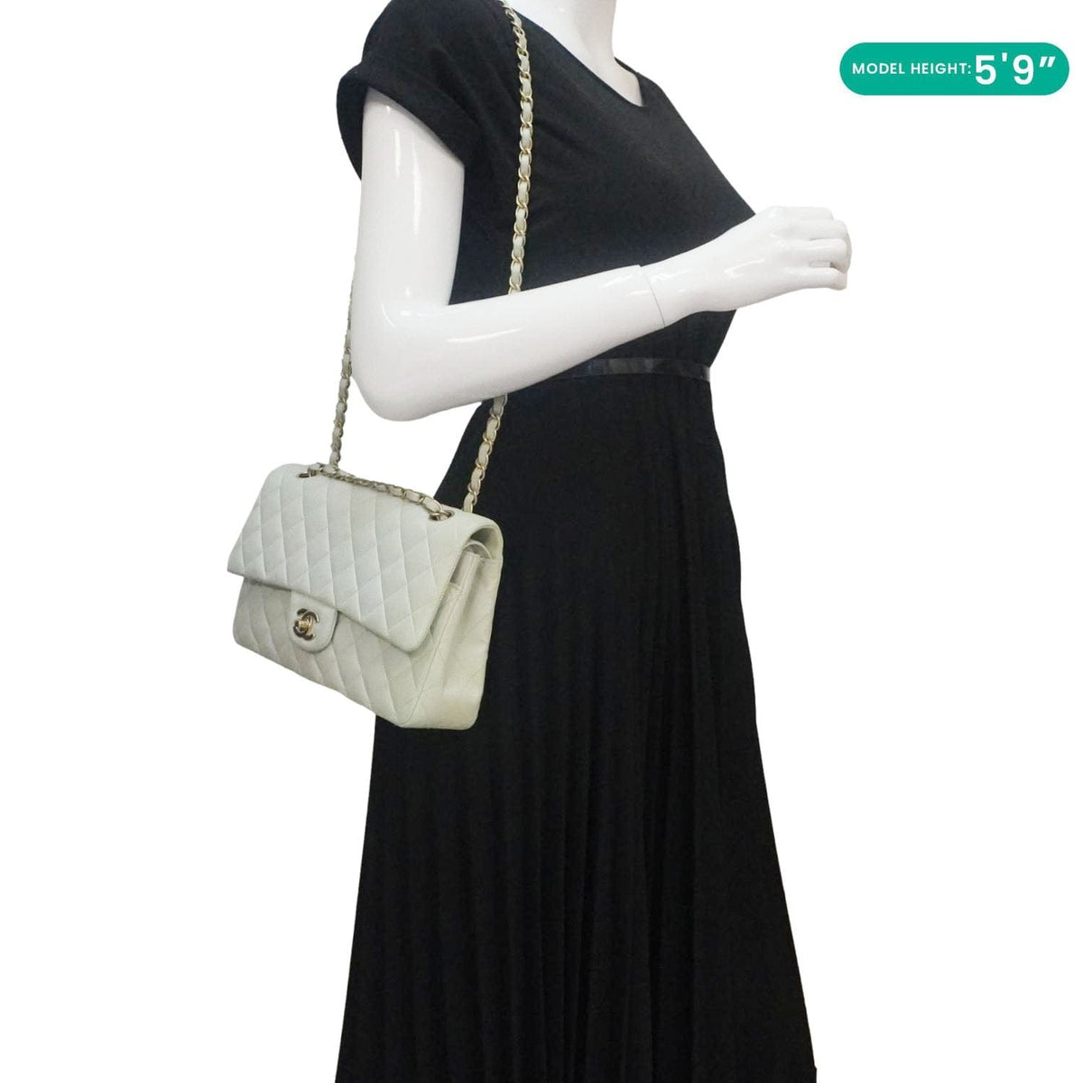 Chanel Bags Chanel Classic Double Flap Small Quilted Leather Shoulder Bag Light Green Elegant Everyday Designer Handbag