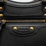 Balenciaga designer handbag calf closeup detail