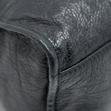 Balenciaga authentic luxury handbag Black leather craftsmanship