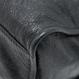 Side view of Balenciaga handbag Black premium designer bag