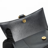 Balenciaga authentic luxury handbag Black calf craftsmanship