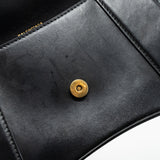 Balenciaga designer handbag calf closeup detail