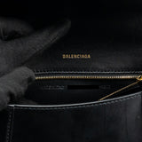 Balenciaga designer handbag calf closeup detail
