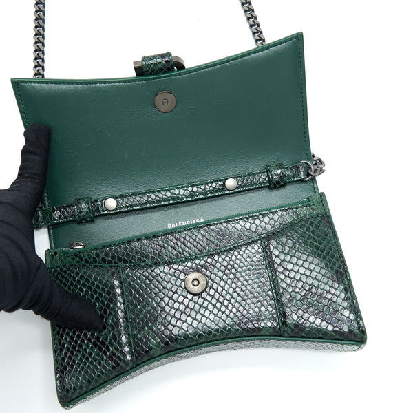 Side view of Balenciaga handbag Black premium designer bag