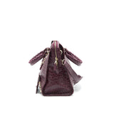 Balenciaga designer handbag leather closeup detail