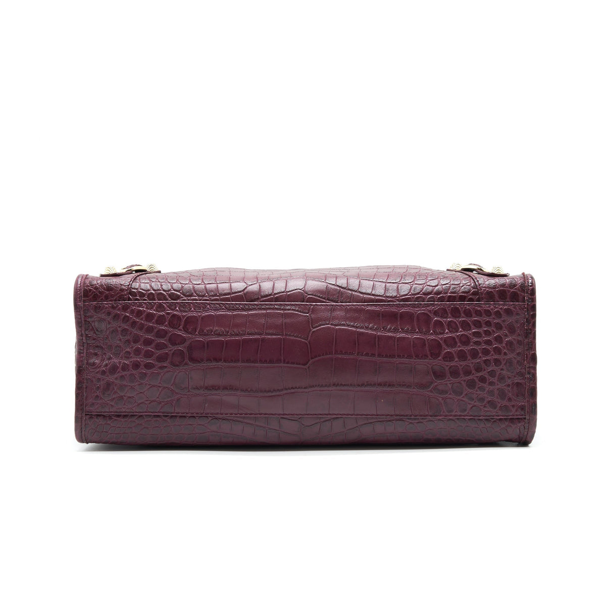 Authentic Balenciaga handbag Burgundy luxury fashion accessory