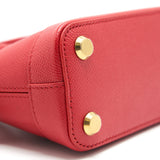 Side view of Balenciaga handbag Red premium designer bag