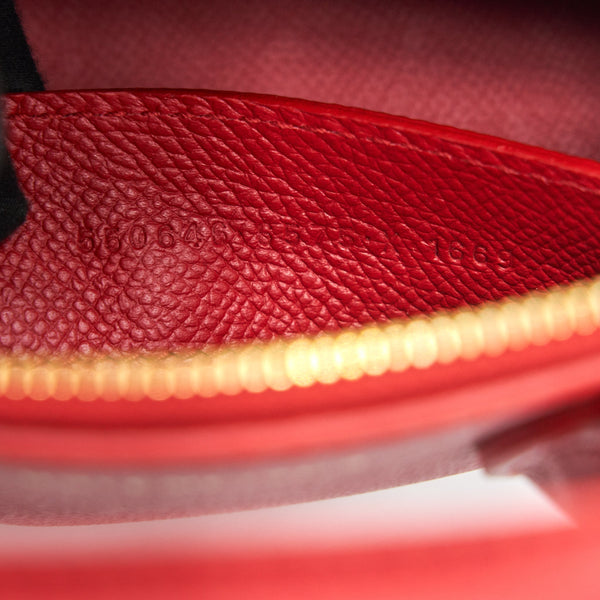 Side view of Balenciaga handbag Red premium designer bag