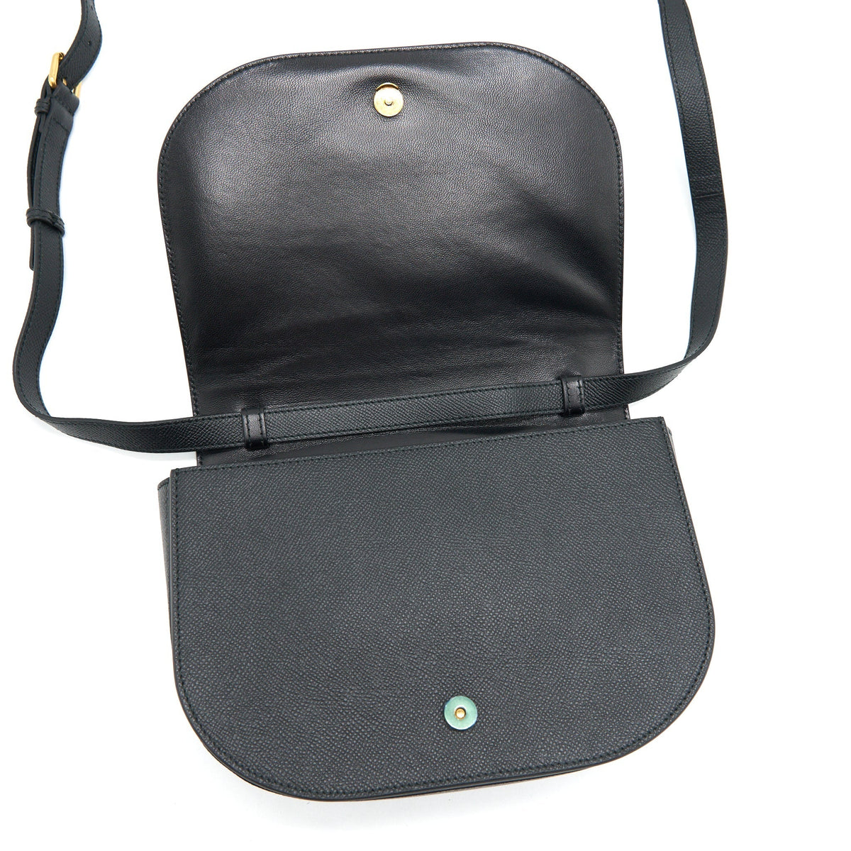 Side view of Balenciaga handbag Black premium designer bag