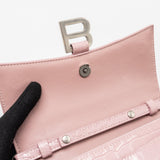 Balenciaga authentic luxury handbag Pink calf craftsmanship