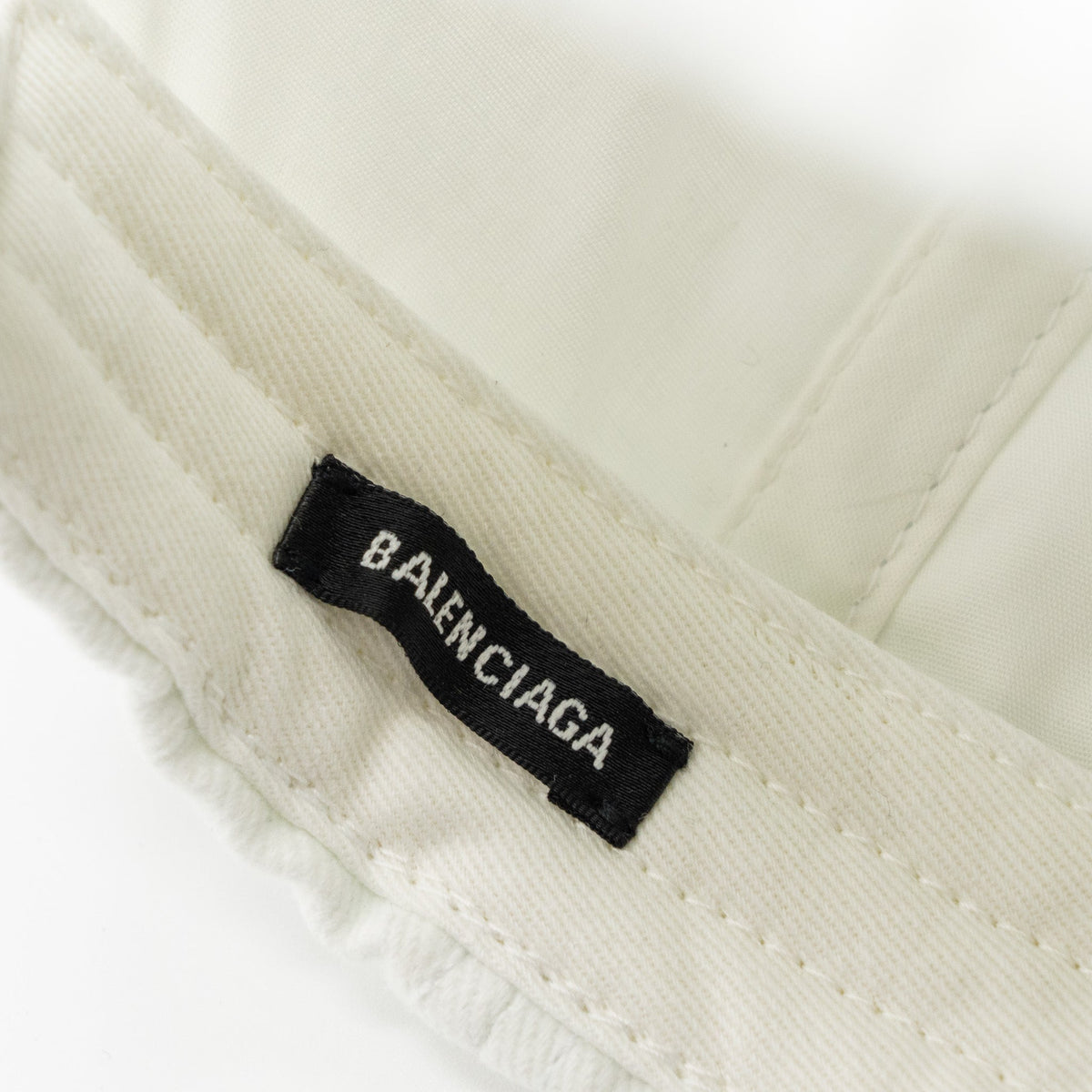 Balenciaga authentic luxury handbag White leather craftsmanship