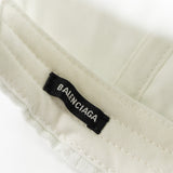 Balenciaga authentic luxury handbag White leather craftsmanship