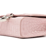 Side view of Balenciaga handbag Pink premium designer bag