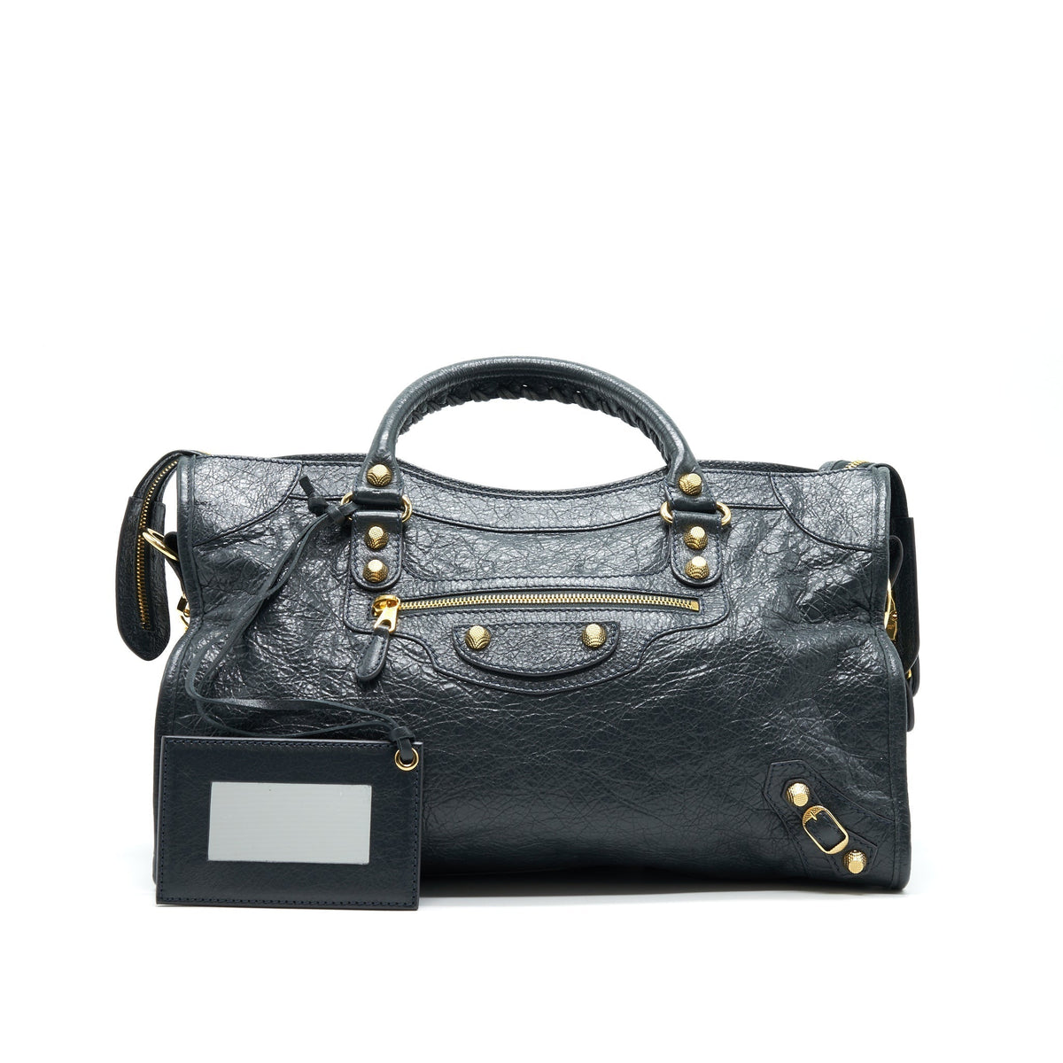 Balenciaga women's handbag Grey luxury designer leather